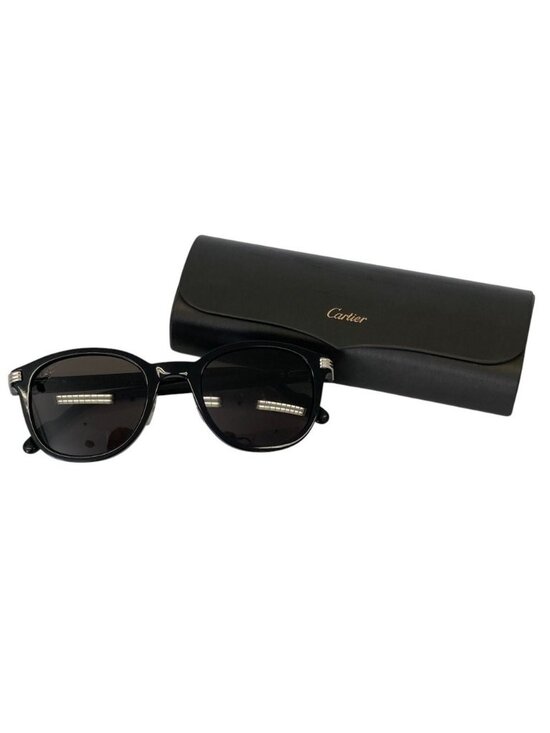 Cartier Premiere de Sunglasses Non Prescription 51 Black Eyewear main image 13